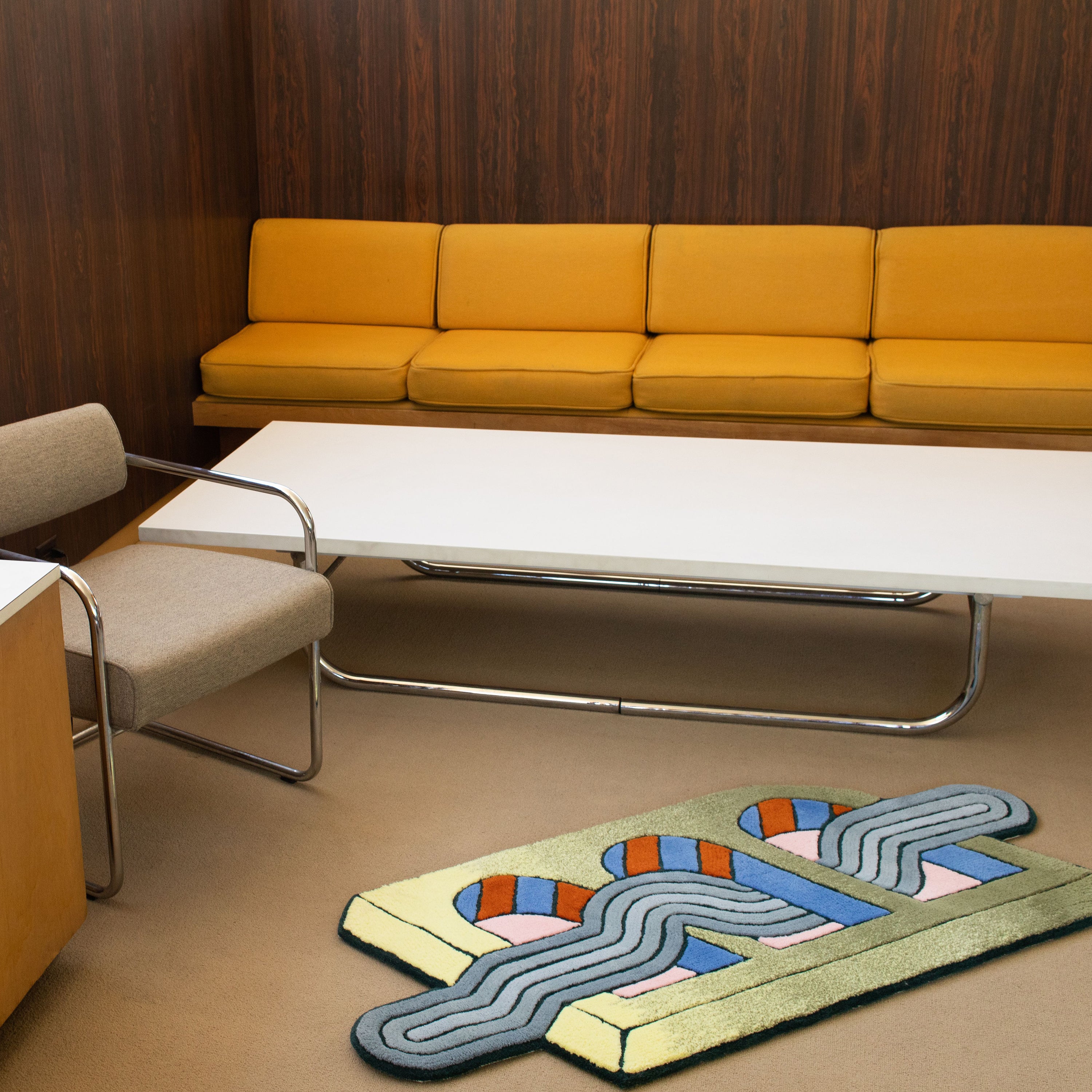 3D Arches Rug - Dusk