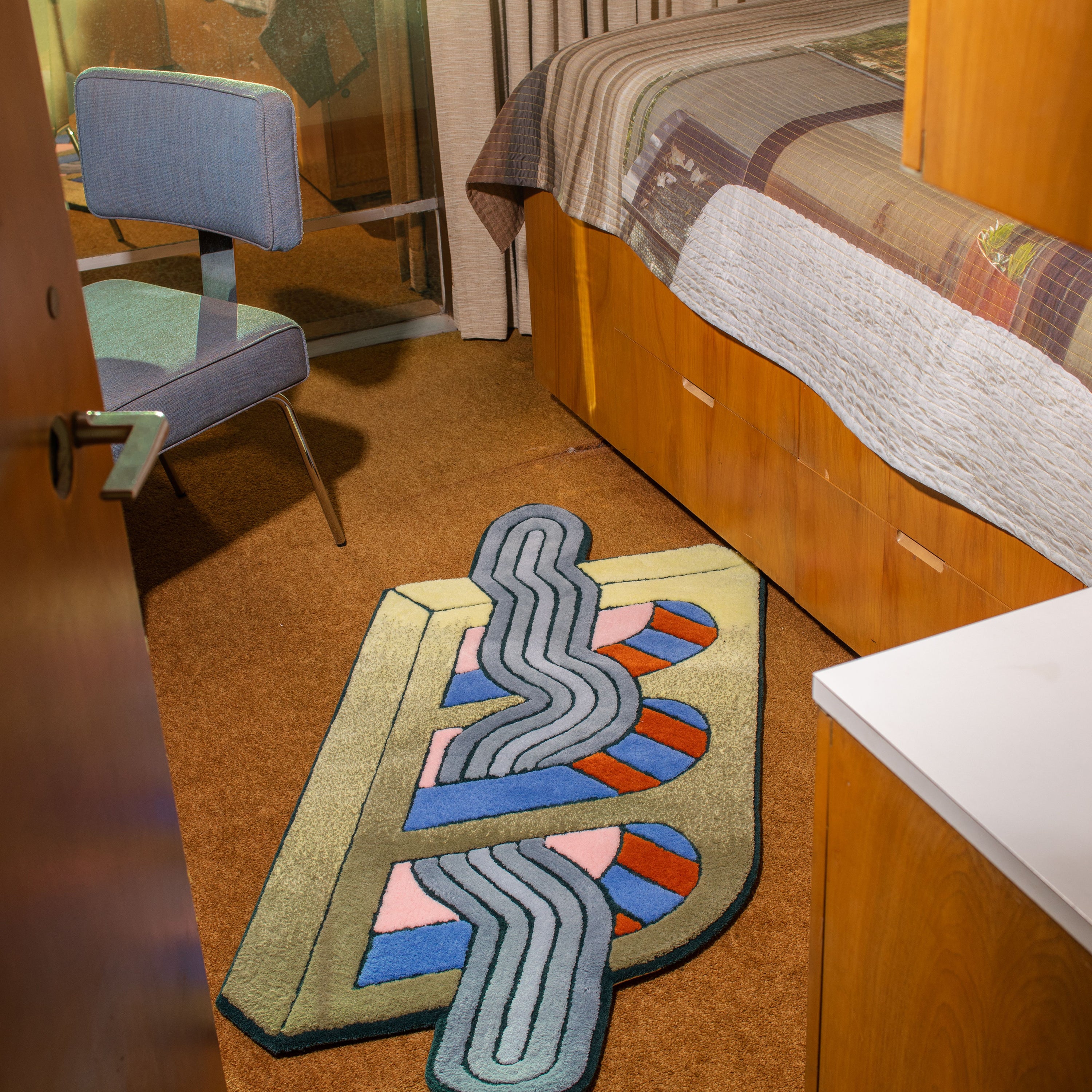 3D Arches Rug - Dusk