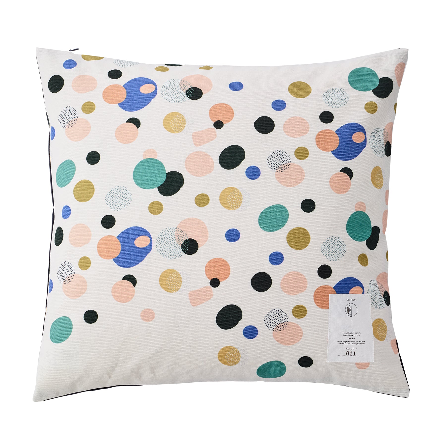 Cuhion Cover WHITE(Dots)