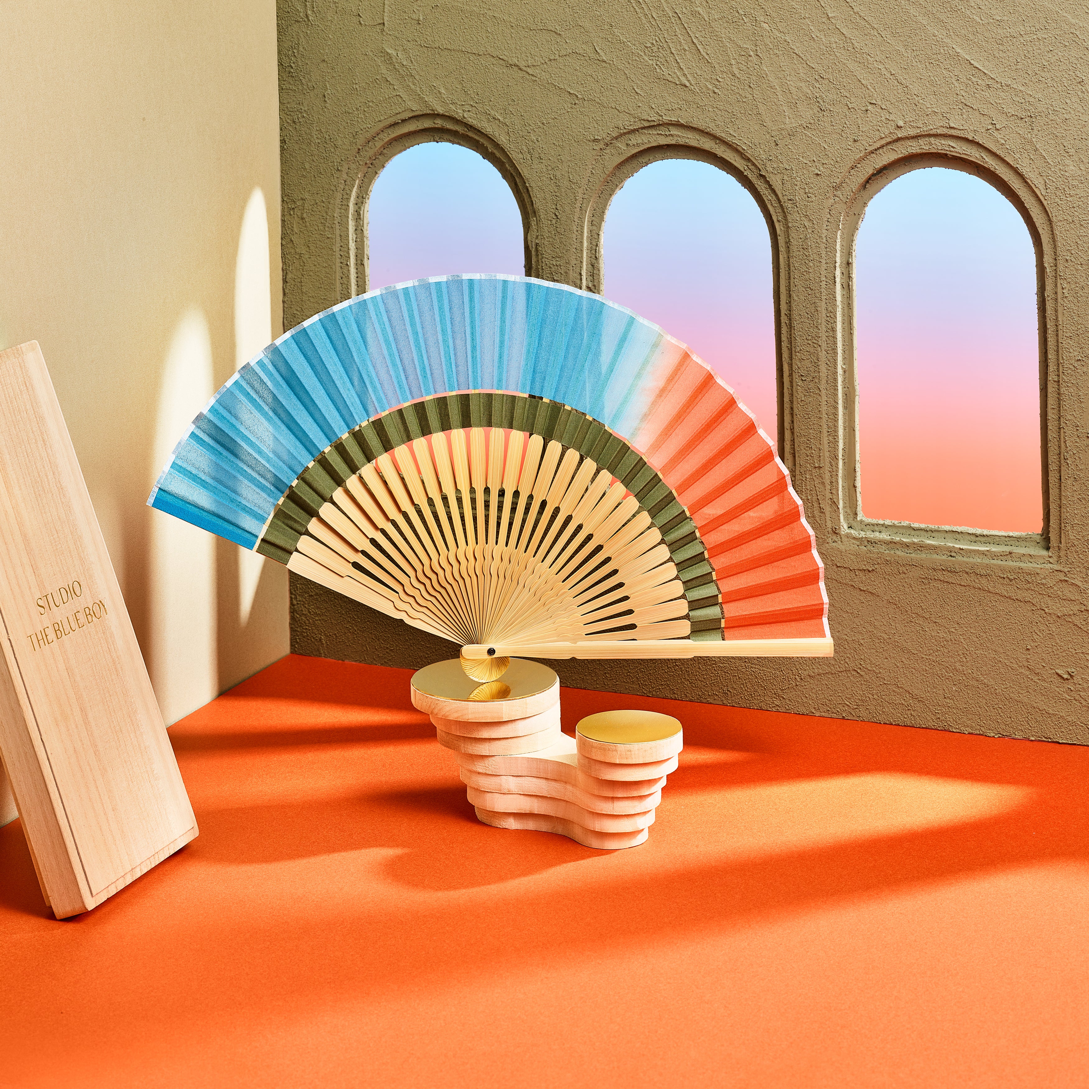 Kyo-sensu - Nautical Dawn (Orange blue)