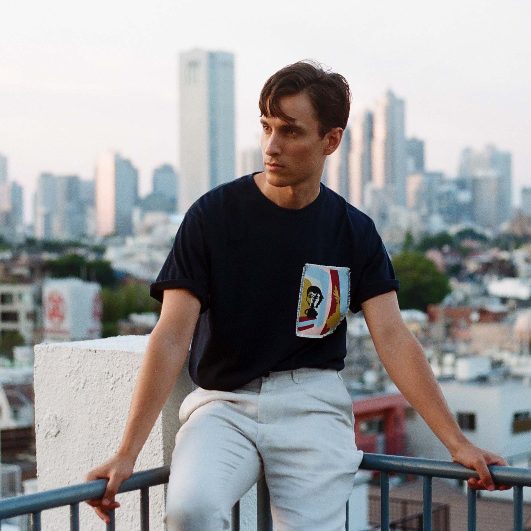 KEISUKE SHODA × Phuc Van Dang T-shirts (Navy)