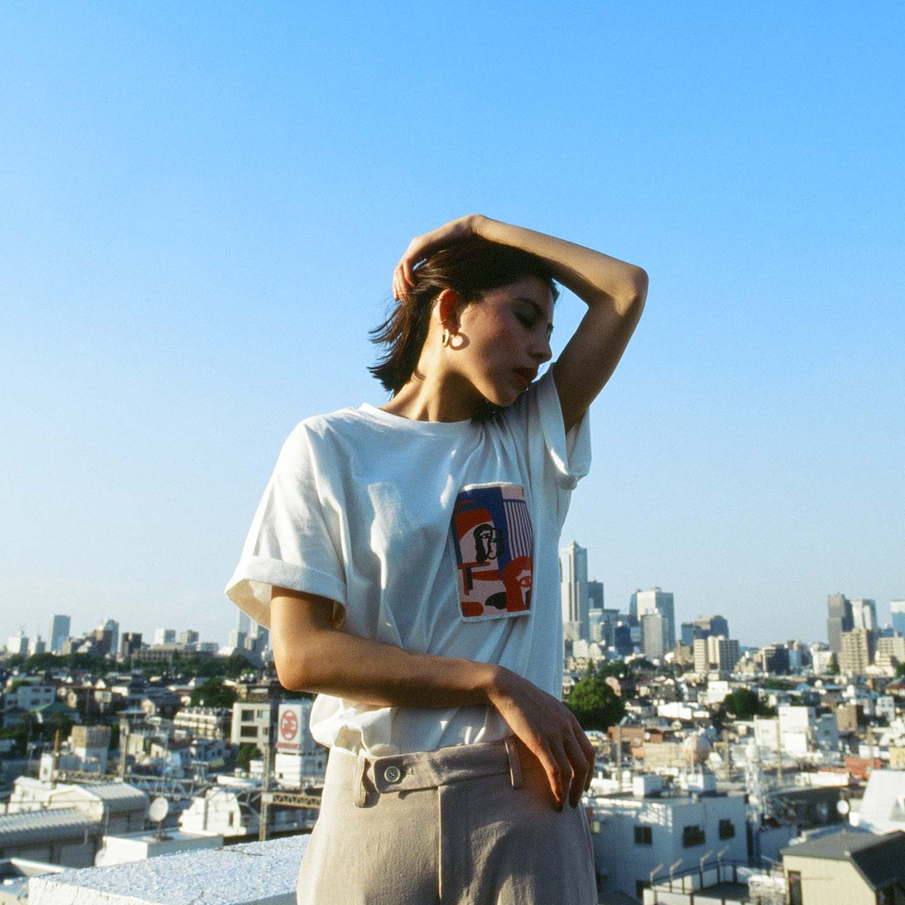 KEISUKE SHODA × Phuc Van Dang T-shirts (White)