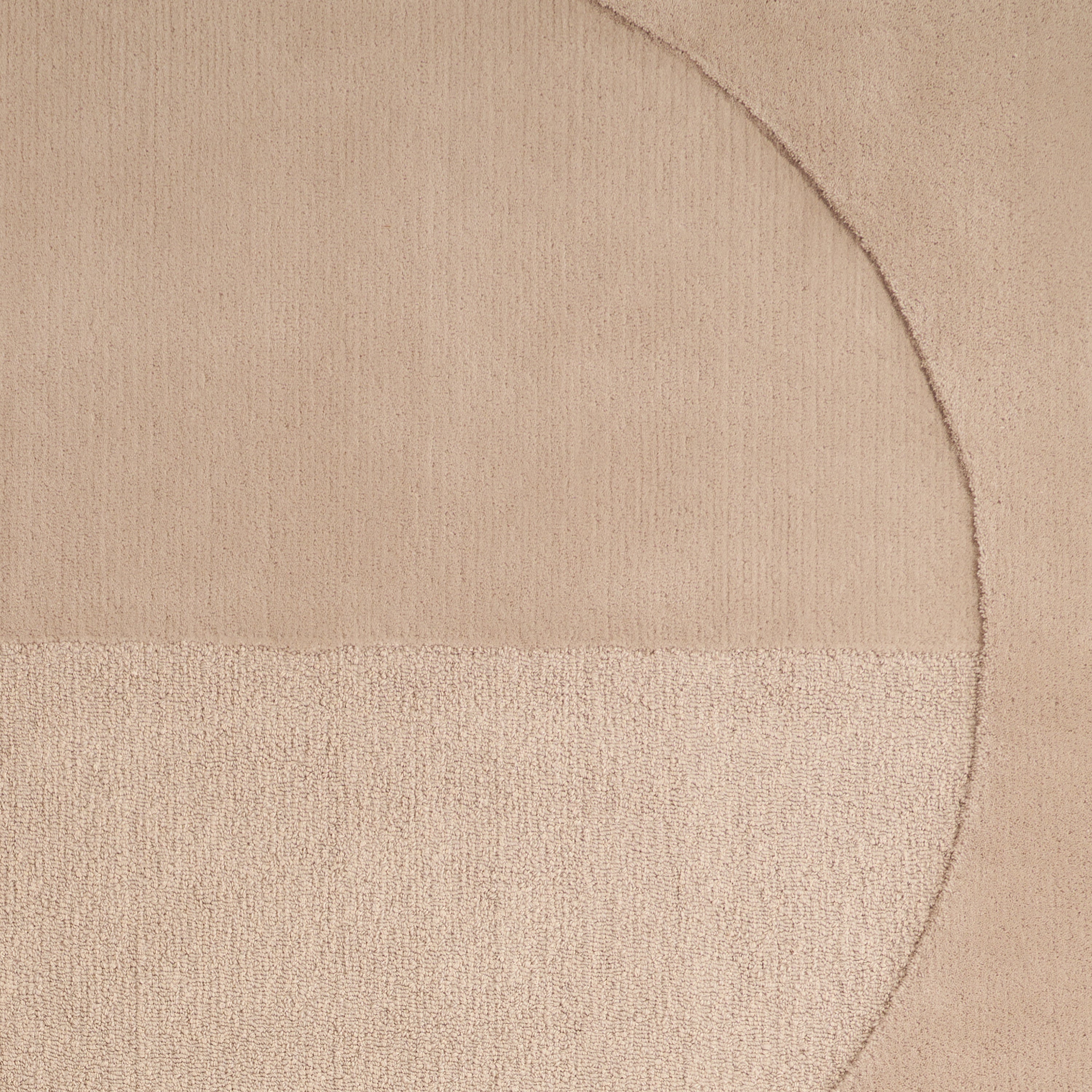 Wavy Gradient Rug - Sand