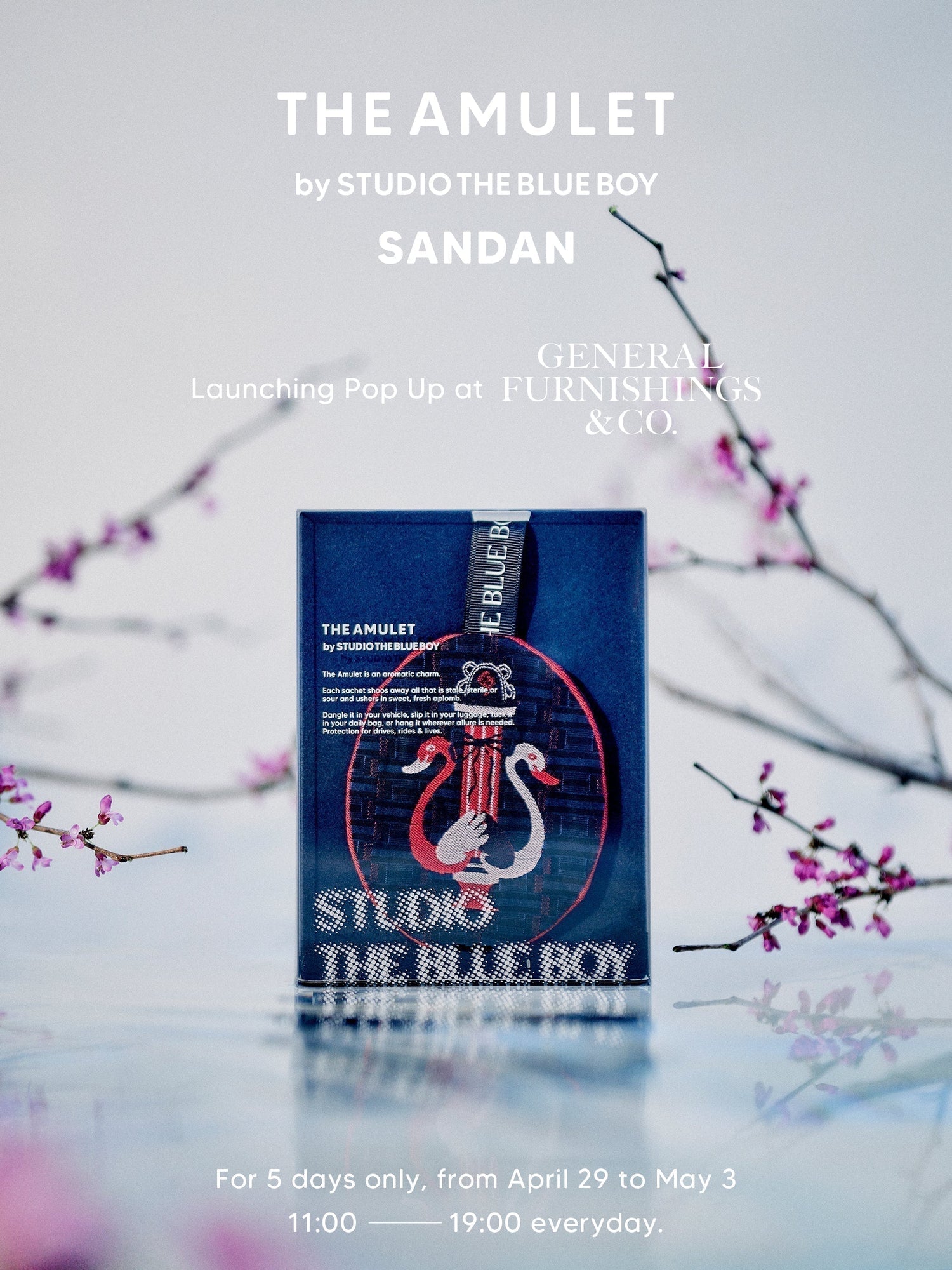 【POP UP Information】THE AMULET “SANDAN” Launching Pop Up at GENERAL FURNISHINGS & CO.