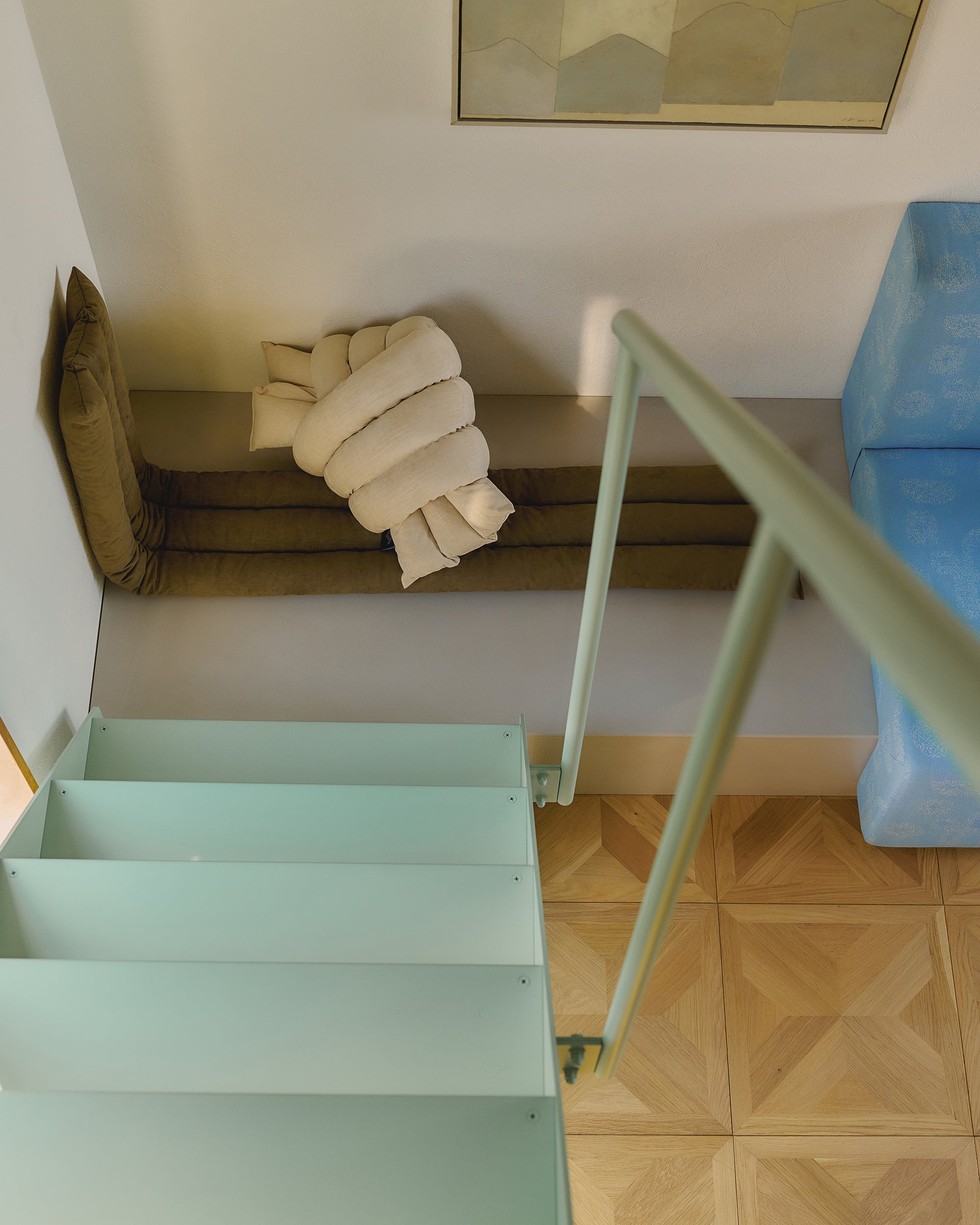 【PRE-ORDER】Musubi Cushion - Velours Croco | Parisian Cream