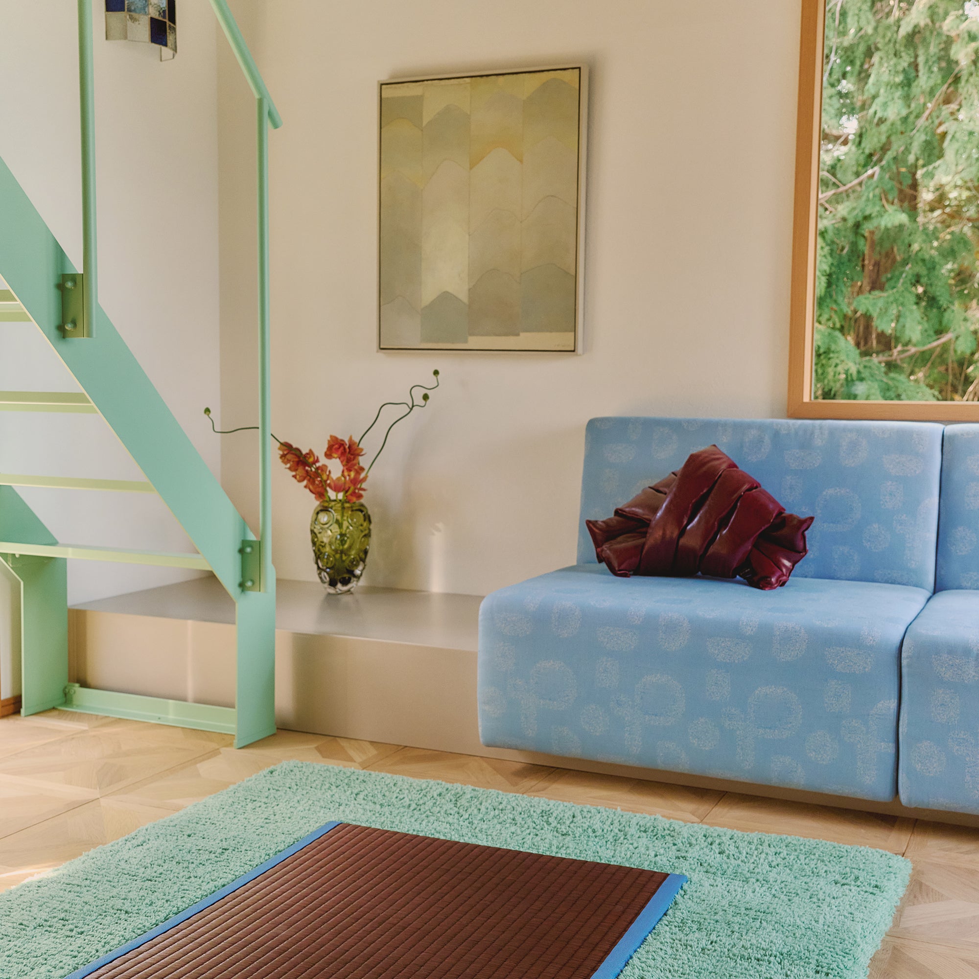 【PRE-ORDER】Musubi Cushion - Patent Leather | Bordeaux Night