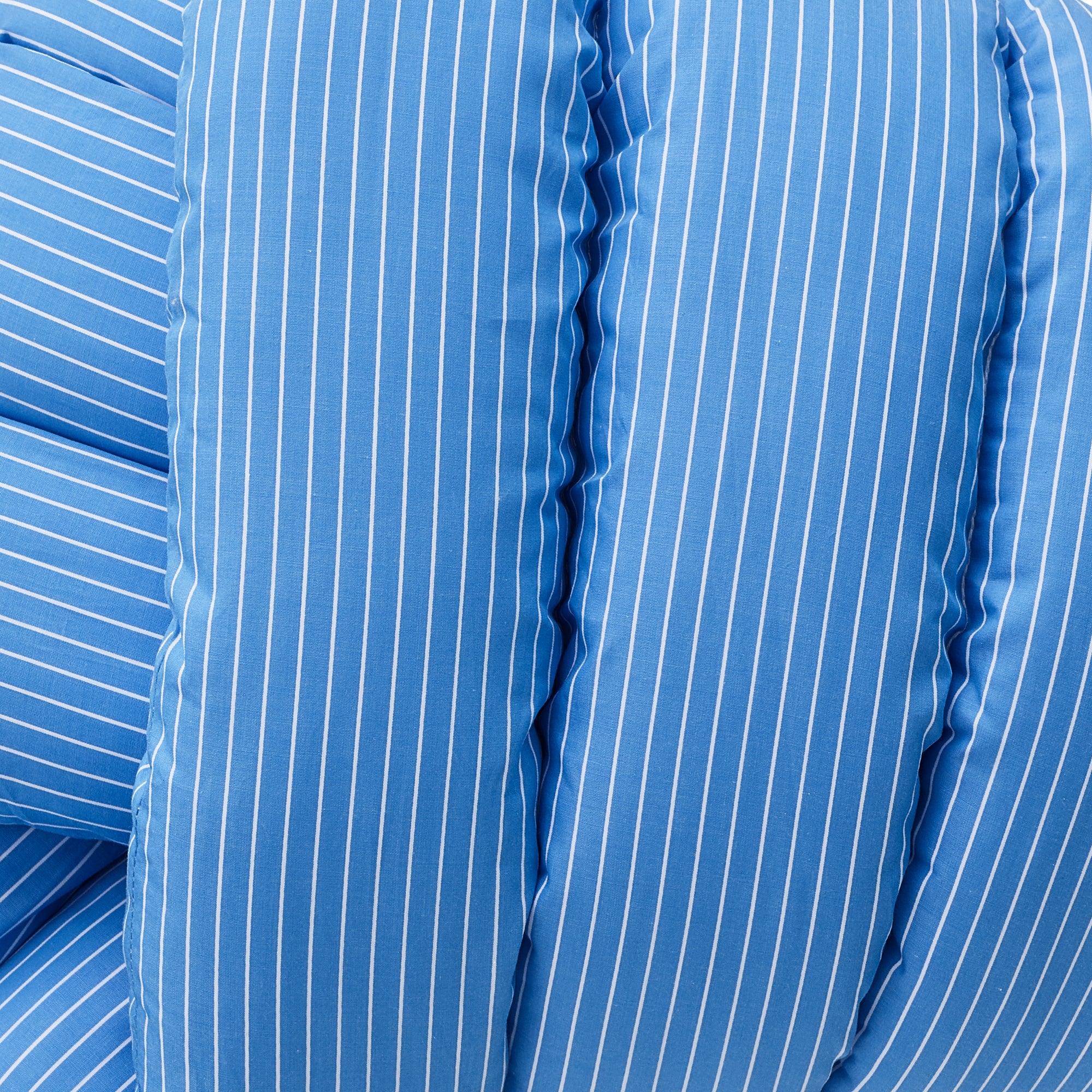 Musubi Cushion - Cotton Pinstripe | Autumn Cloud