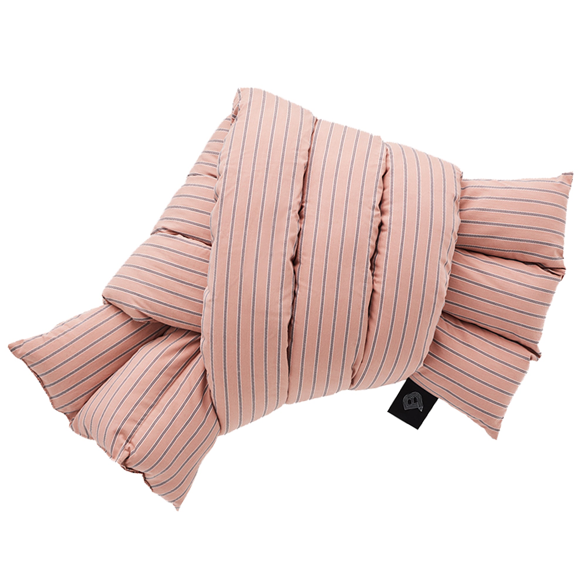 Musubi Cushion - Cotton Double Stripes | Litchi Skin