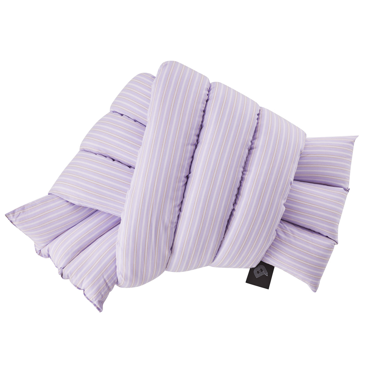 Musubi Cushion – Cotton Stripes | Lilac Haze