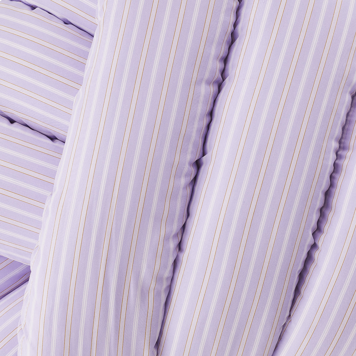 Musubi Cushion – Cotton Stripes | Lilac Haze