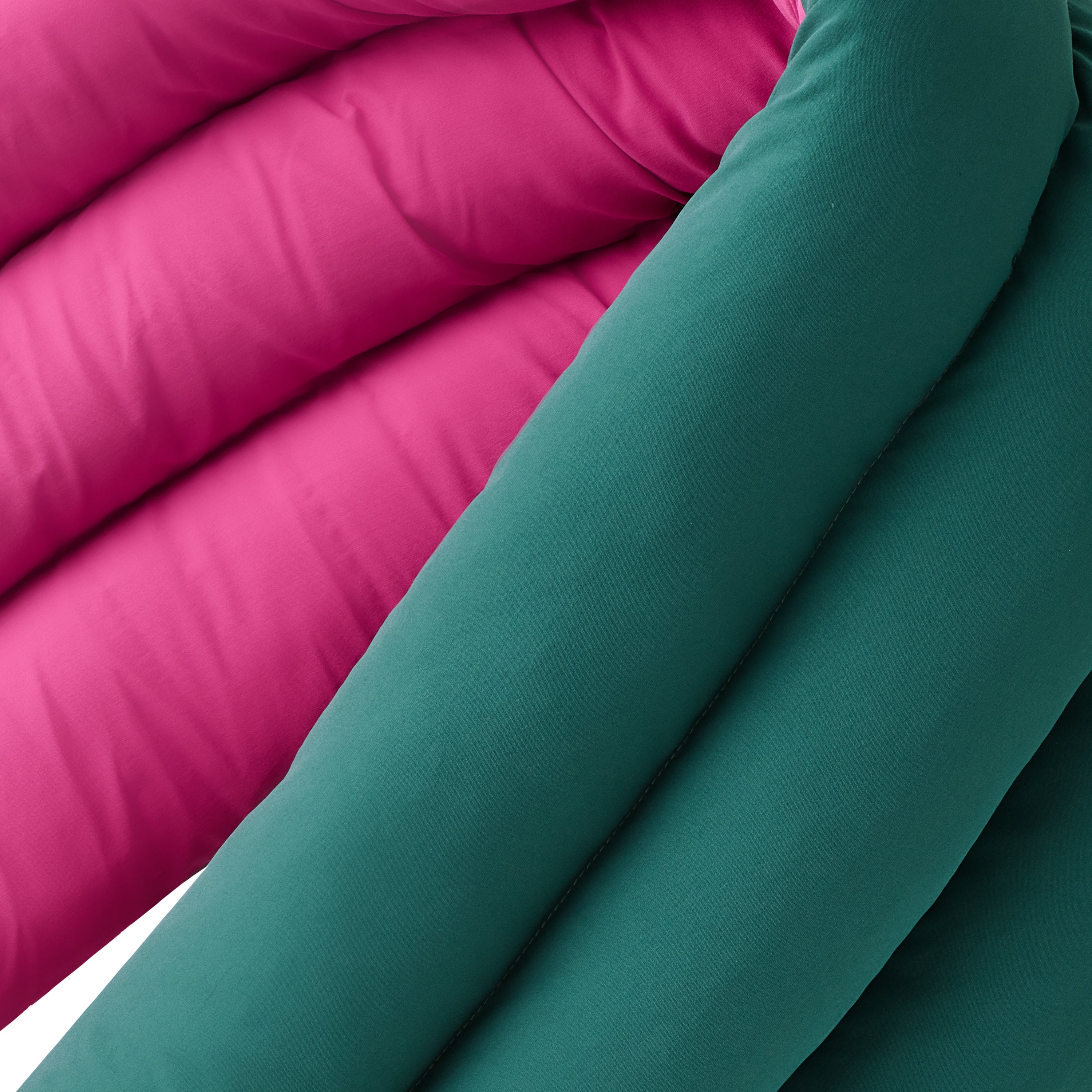 Musubi Cushion - Color Blocking Recycled Polyester | Sicilian Fig