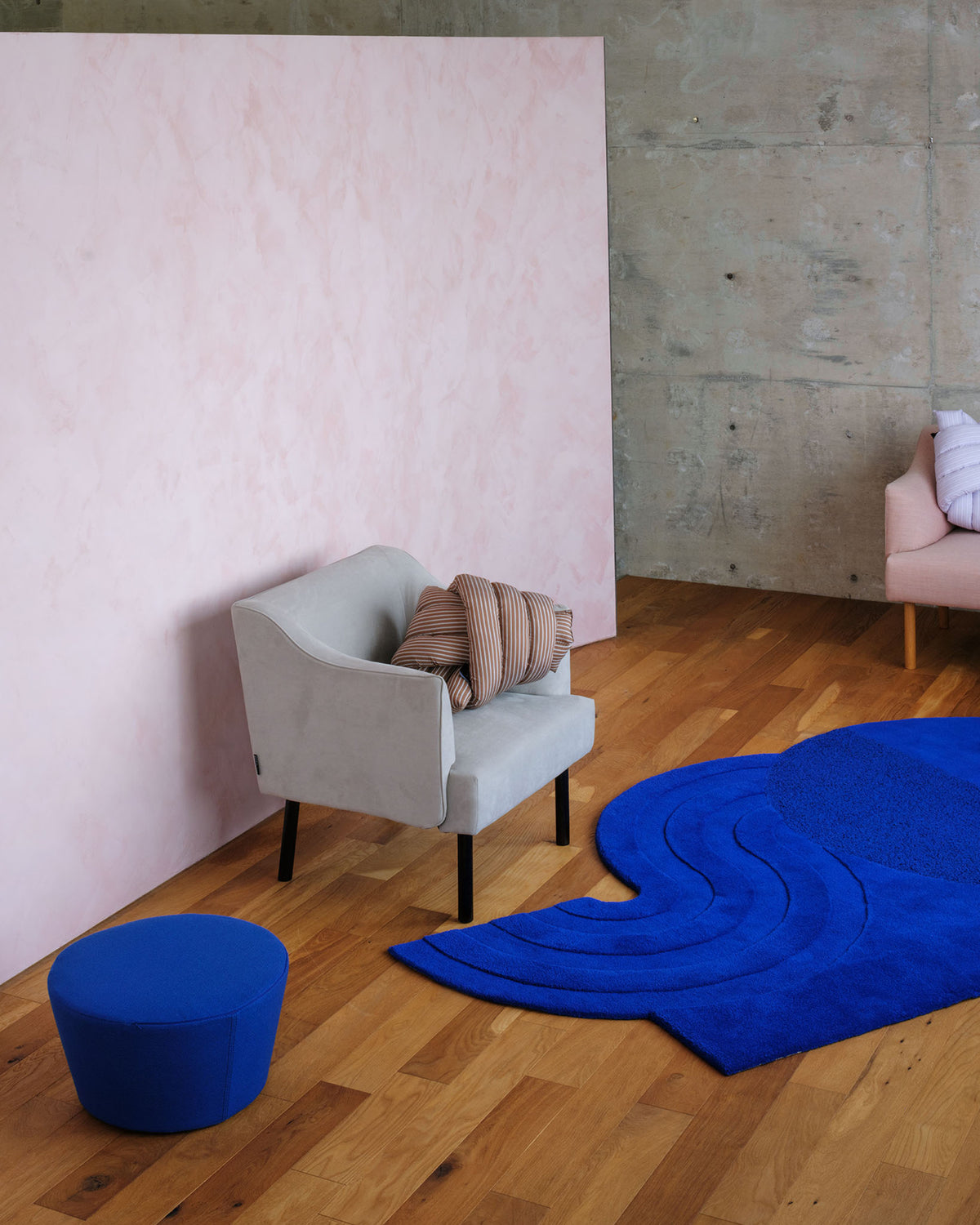 Godama Cushion – Wool Blend | Blue Boy Blue