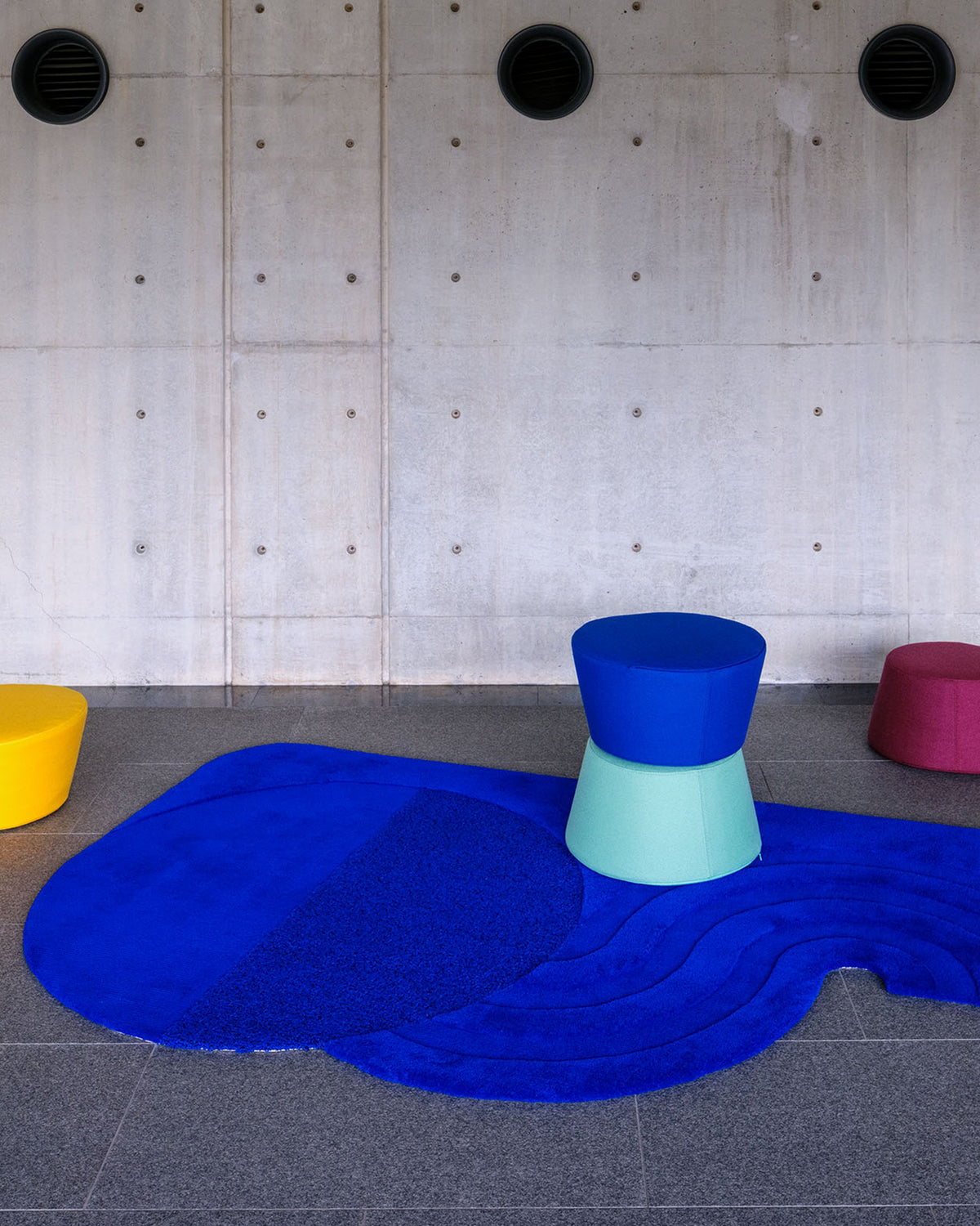 Godama Cushion – Wool Blend | Blue Boy Blue