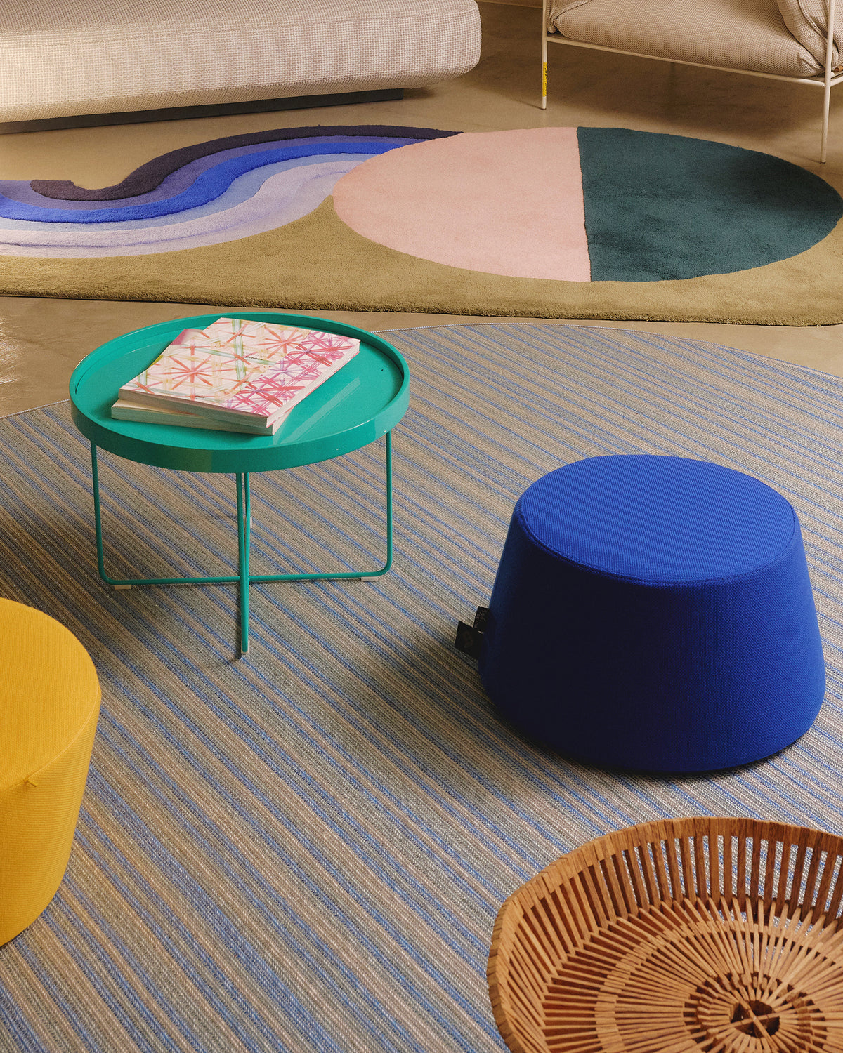 Godama Cushion – Wool Blend | Blue Boy Blue