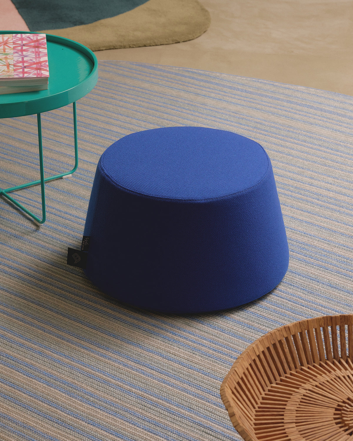 Godama Cushion – Wool Blend | Blue Boy Blue