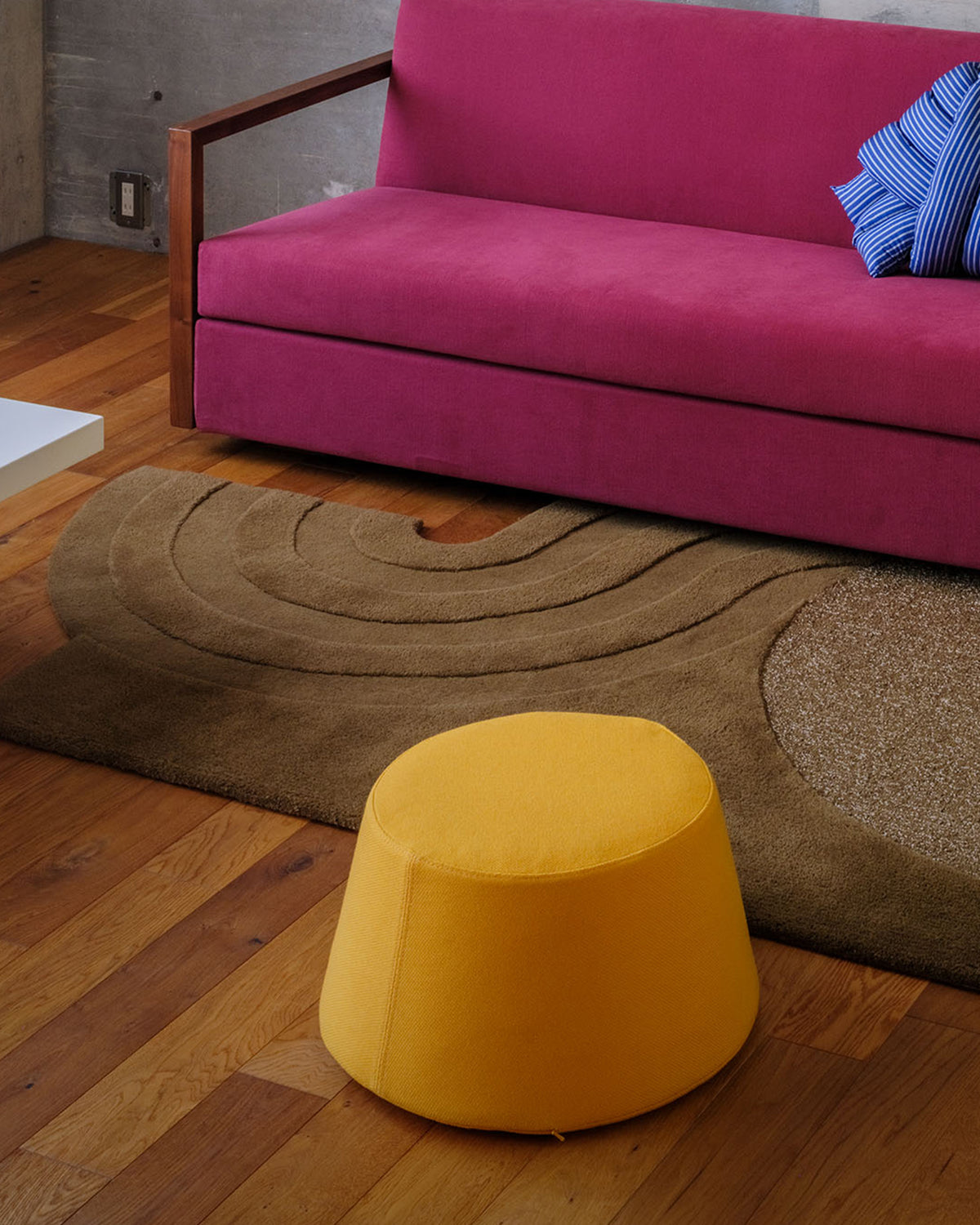 Godama Cushion – Wool Blend | Ginkgo Yellow