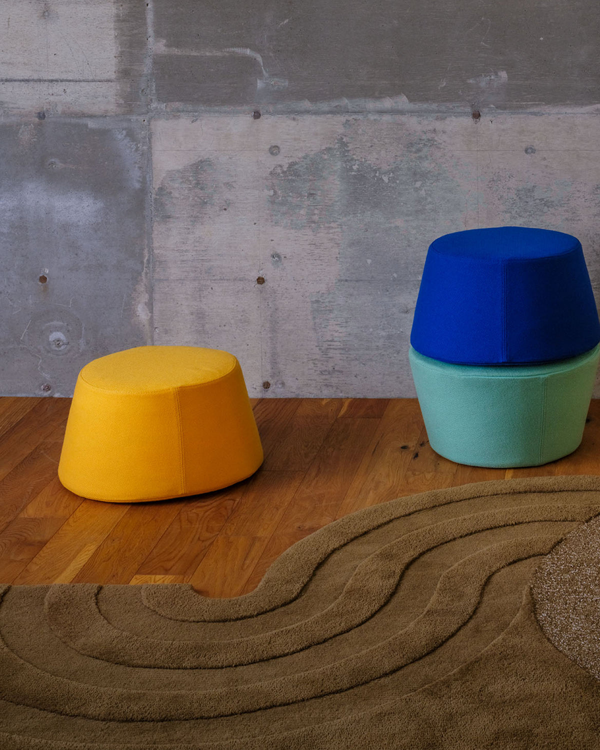 Godama Cushion – Wool Blend | Ginkgo Yellow
