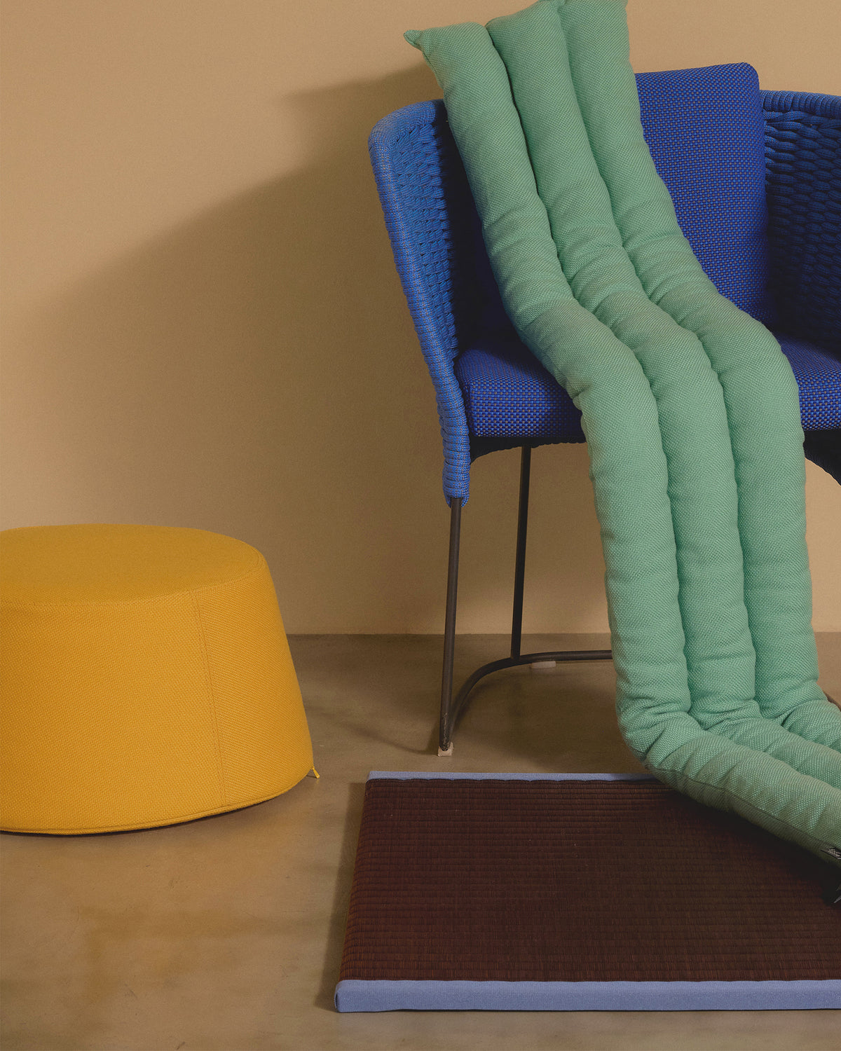 Godama Cushion – Wool Blend | Ginkgo Yellow