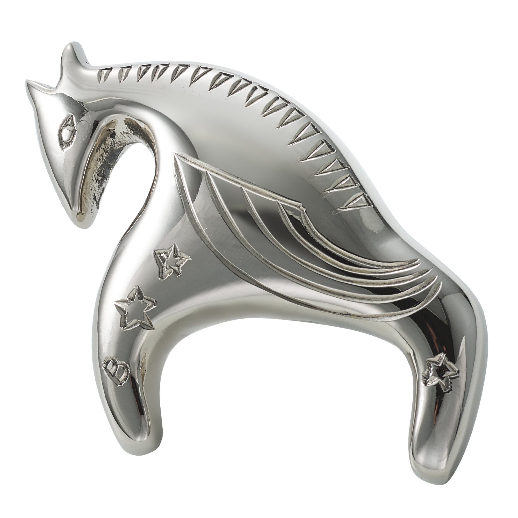 【Limited】Dreaming Horse Cabinet Knob – Silver-plated brass