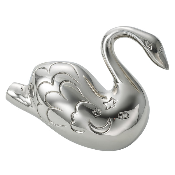 Limited】Moon Swan Hook – Silver-plated brass