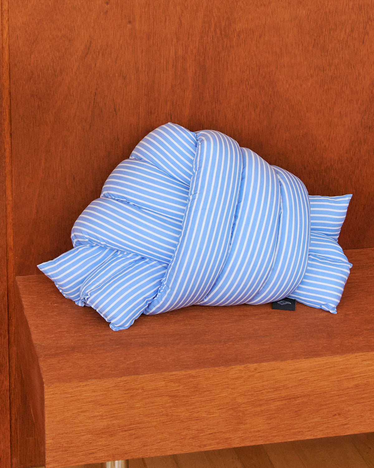 【EDITION】Musubi Cushion - Lyocell Stripes | Mountain Lake Blue