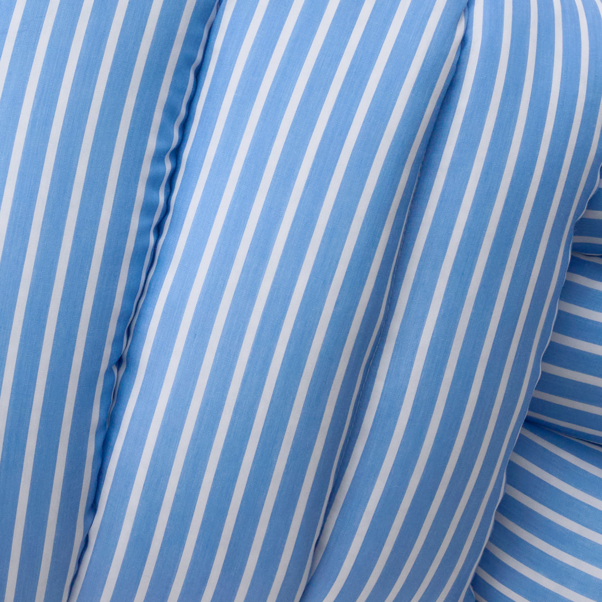 【EDITION】Musubi Cushion - Lyocell Stripes | Mountain Lake Blue