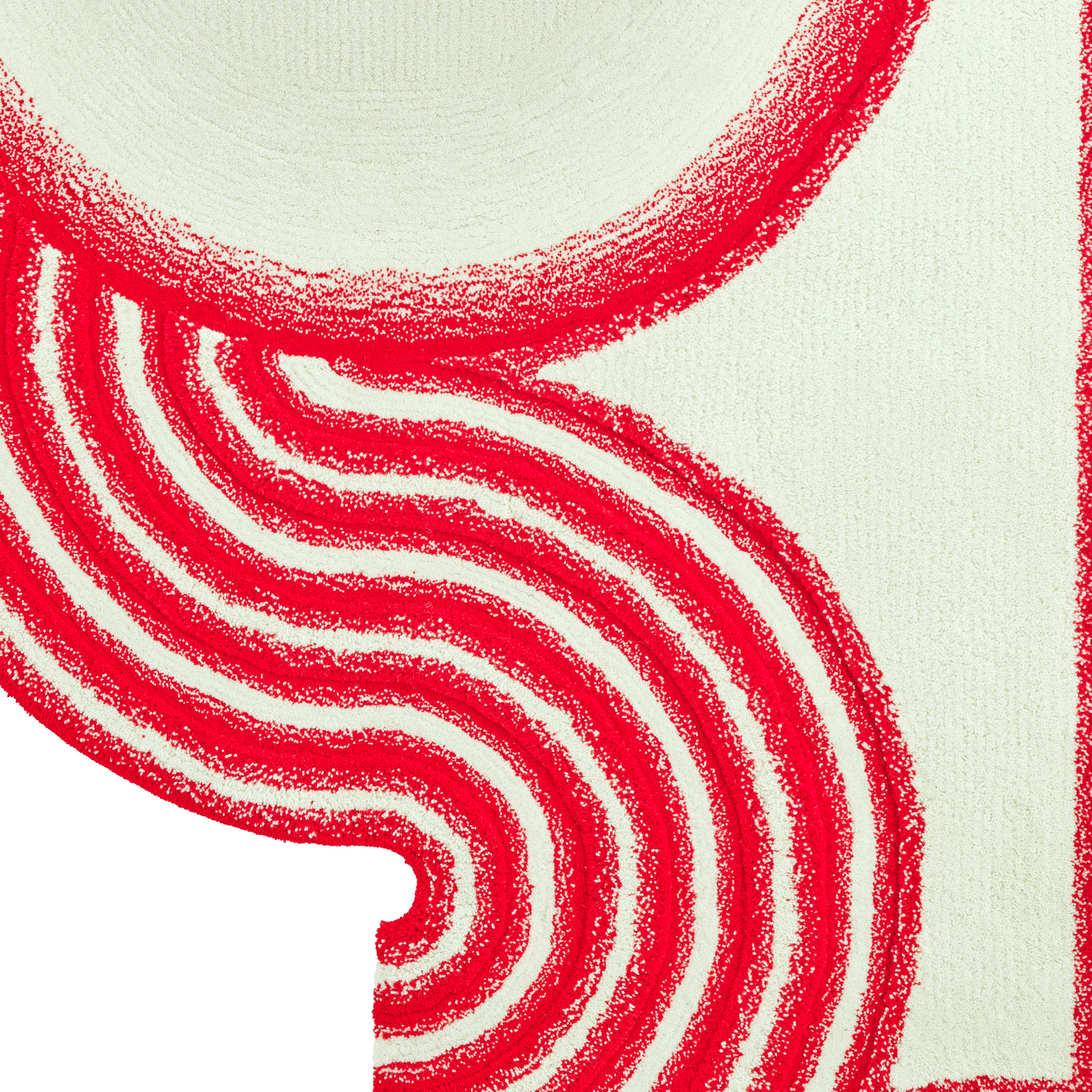 Wavy Gradient Rug Medium - Sunset Ivory