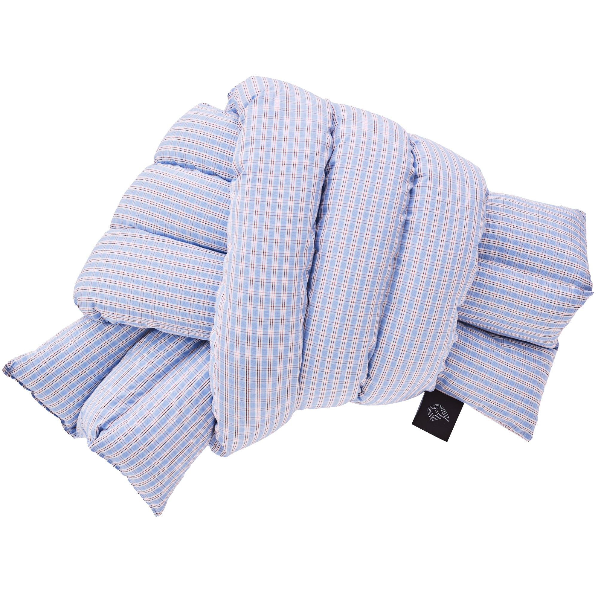 Musubi Cushion – Cotton Checks | Poolside Stripe