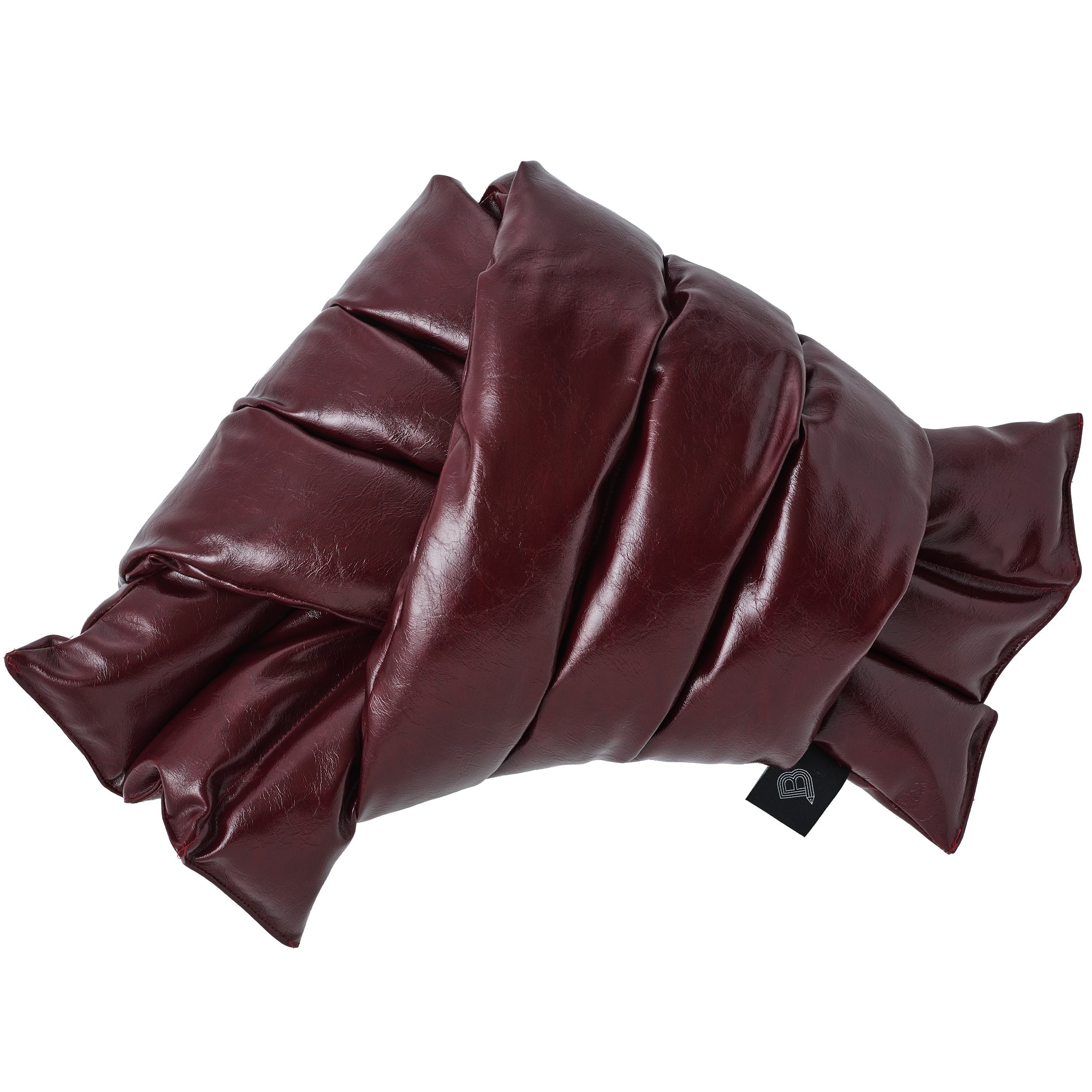 【PRE-ORDER】Musubi Cushion - Patent Leather | Bordeaux Night