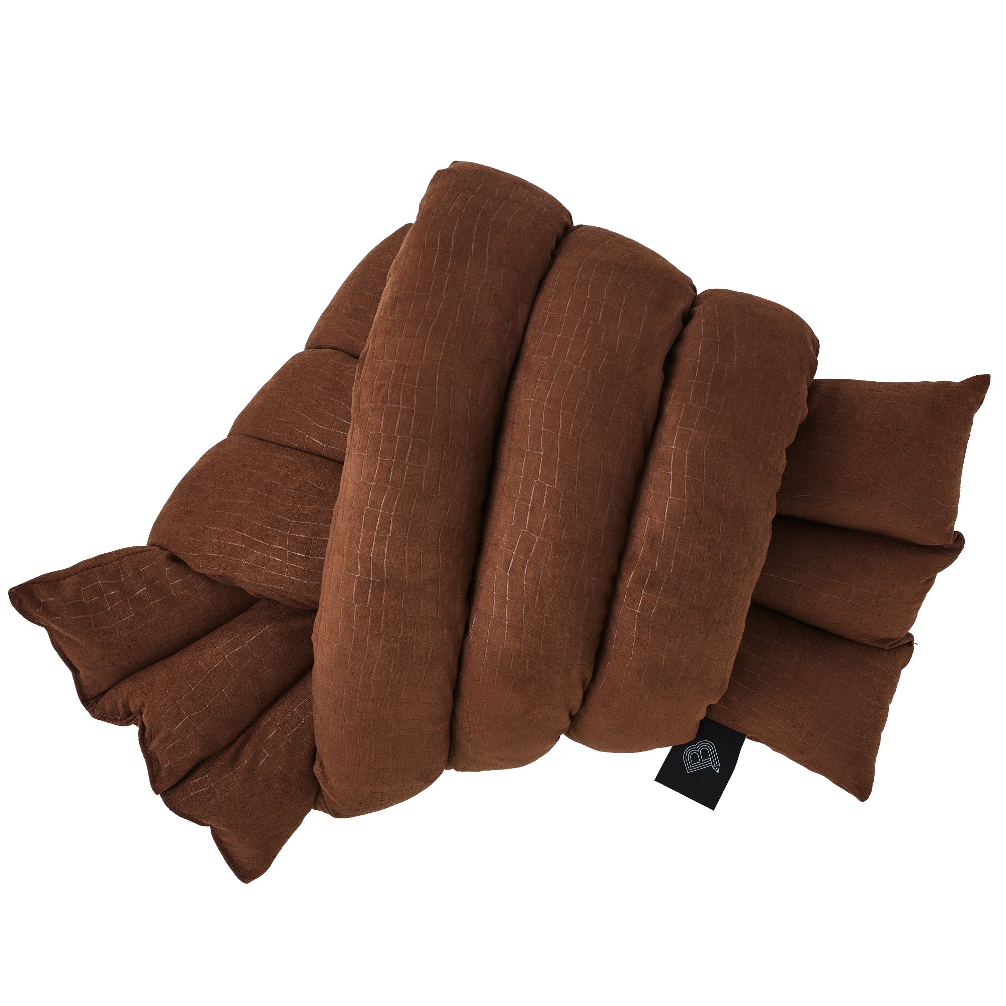 【PRE-ORDER】Musubi Cushion - Velours Croco | Saint-Germain Brown