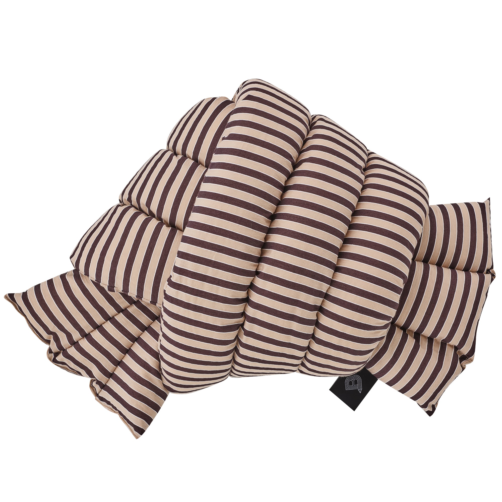 【PRE-ORDER】Musubi Cushion - Cotton Borders | Bistro Brown