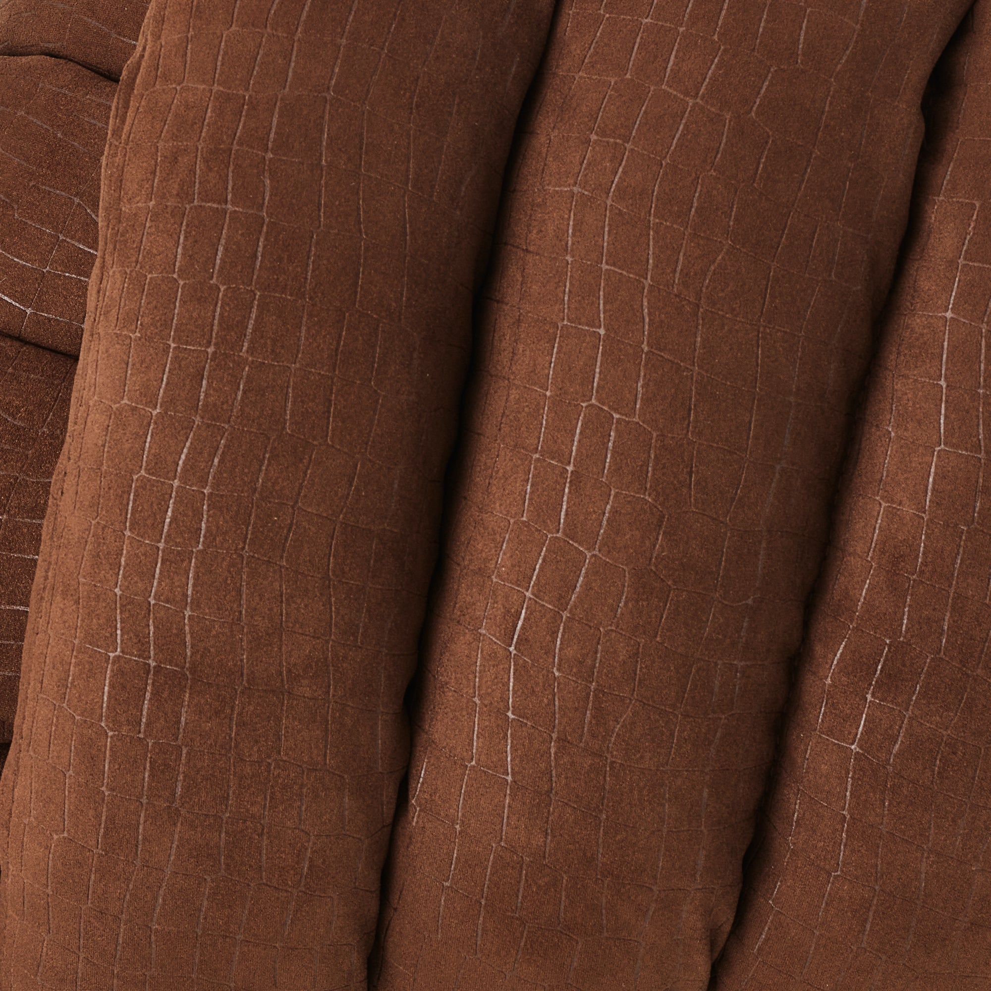 【PRE-ORDER】Musubi Cushion - Velours Croco | Saint-Germain Brown