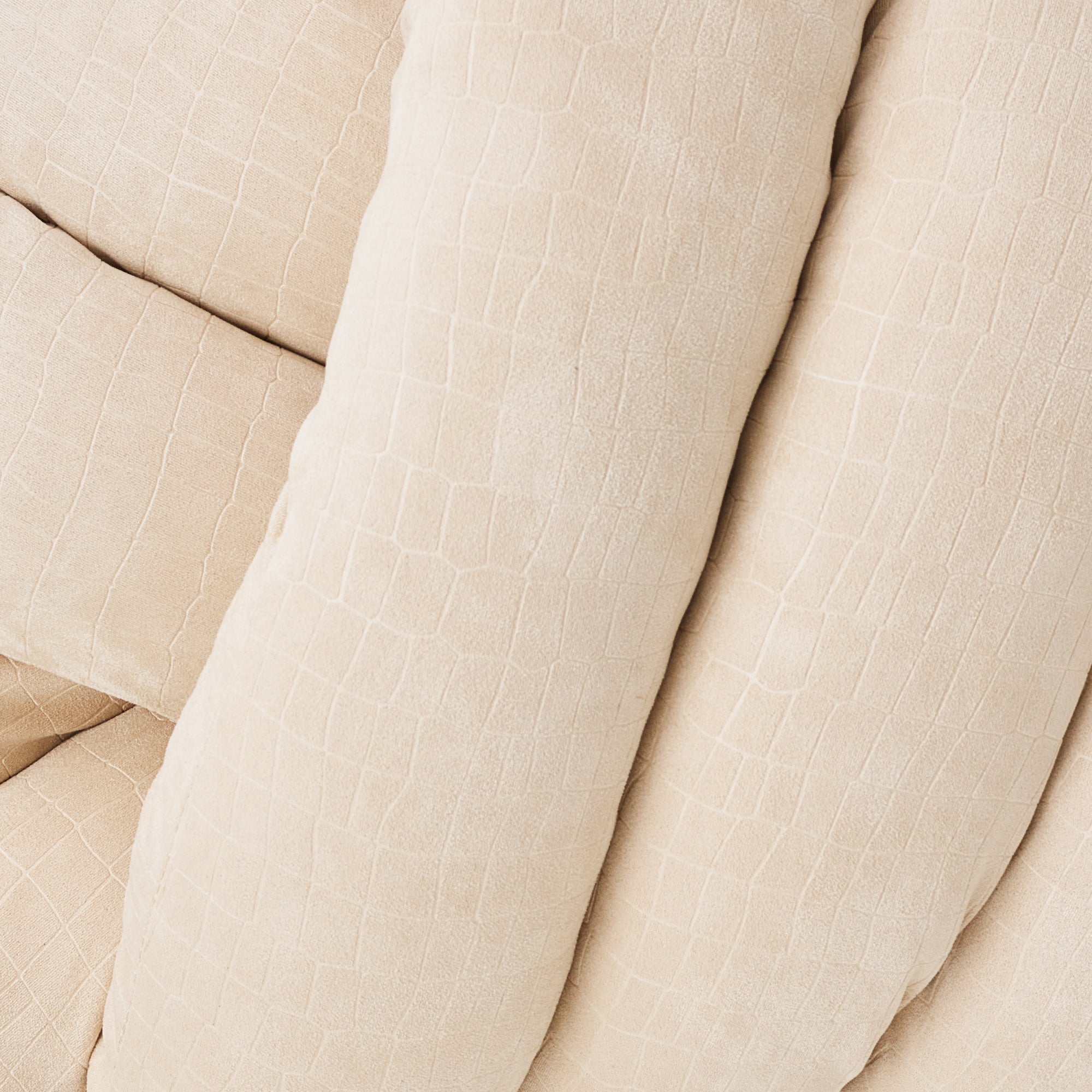 【PRE-ORDER】Musubi Cushion - Velours Croco | Parisian Cream