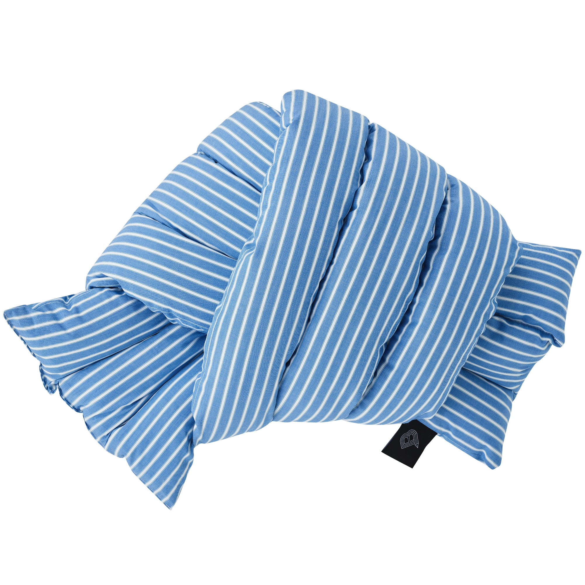 Musubi Cushion – Cotton Stripes | Mediterranean Swim