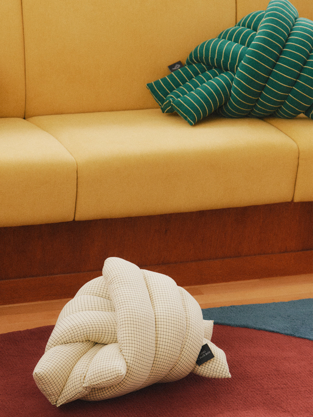 Musubi Cushion – Viscose Borders | Harbor Pine