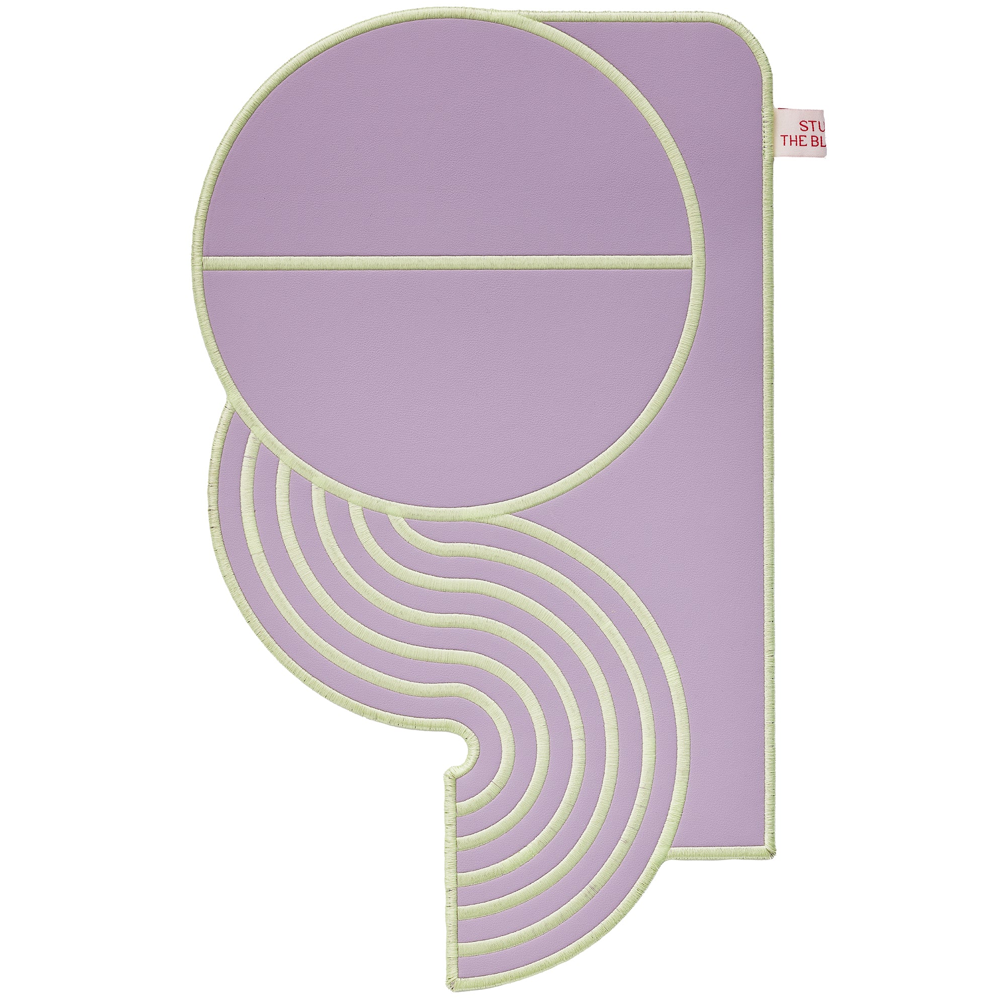 Wavy Split Leather Placemats - Set of 4