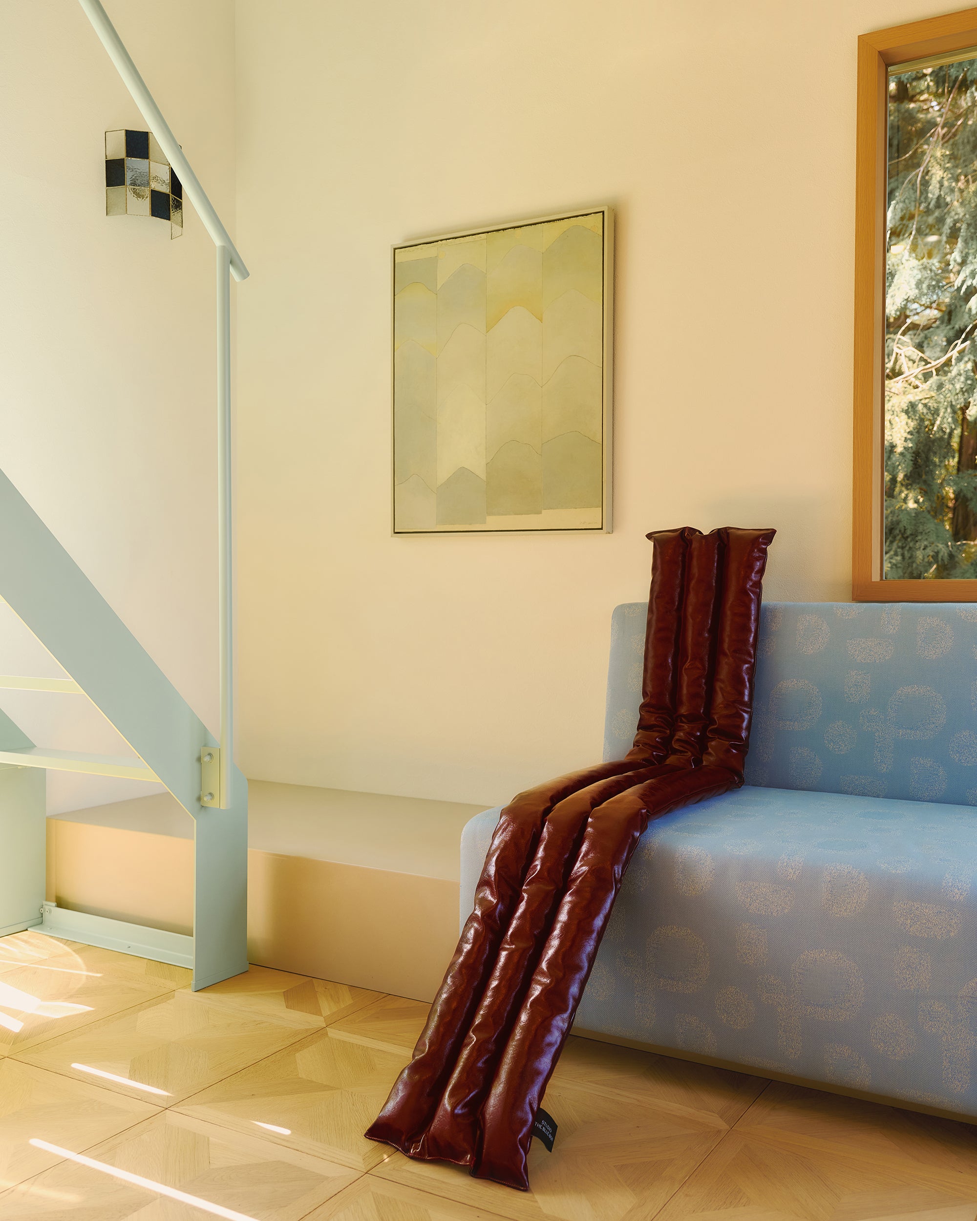 【PRE-ORDER】Musubi Cushion - Patent Leather | Bordeaux Night