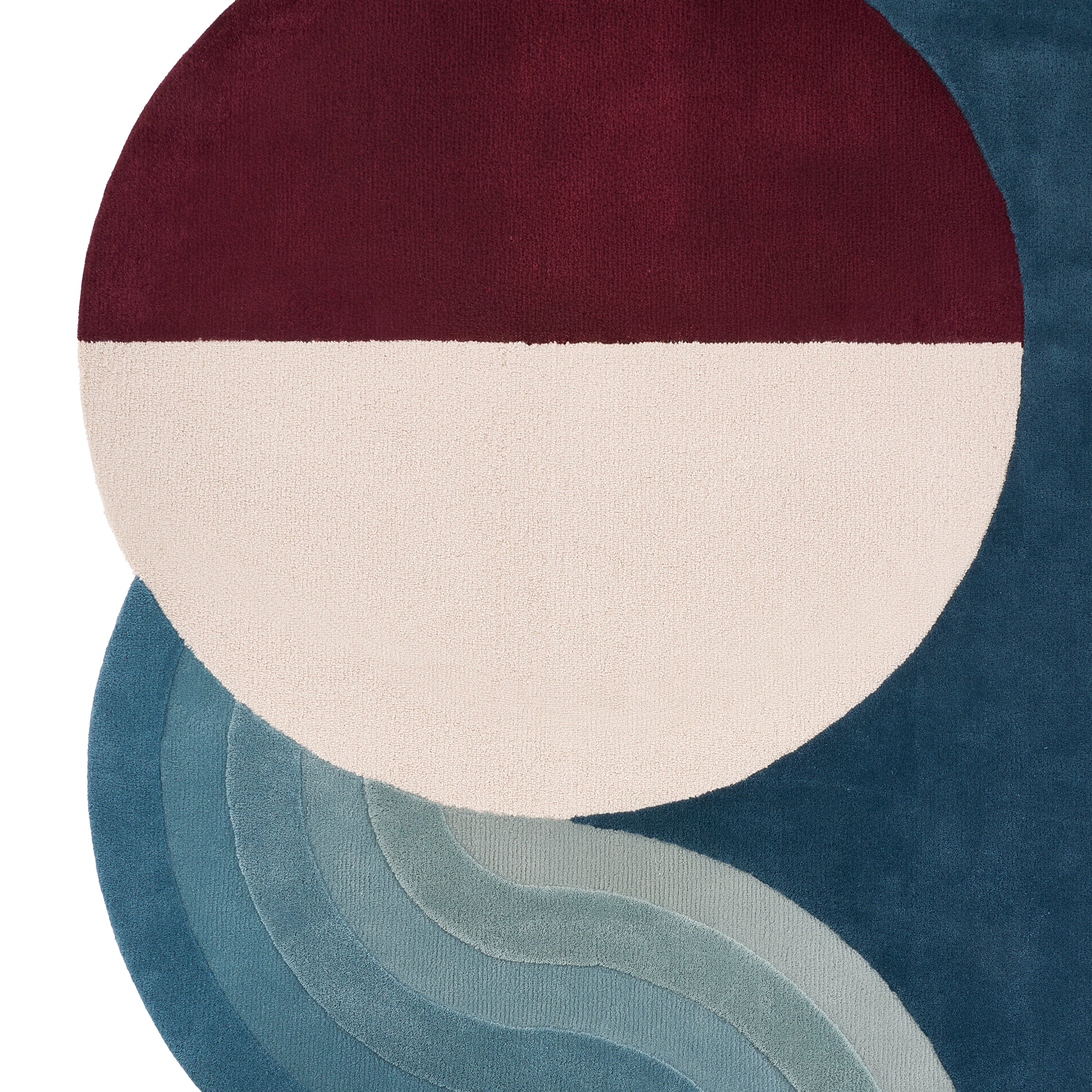Wavy Gradient Rug – Summer Still