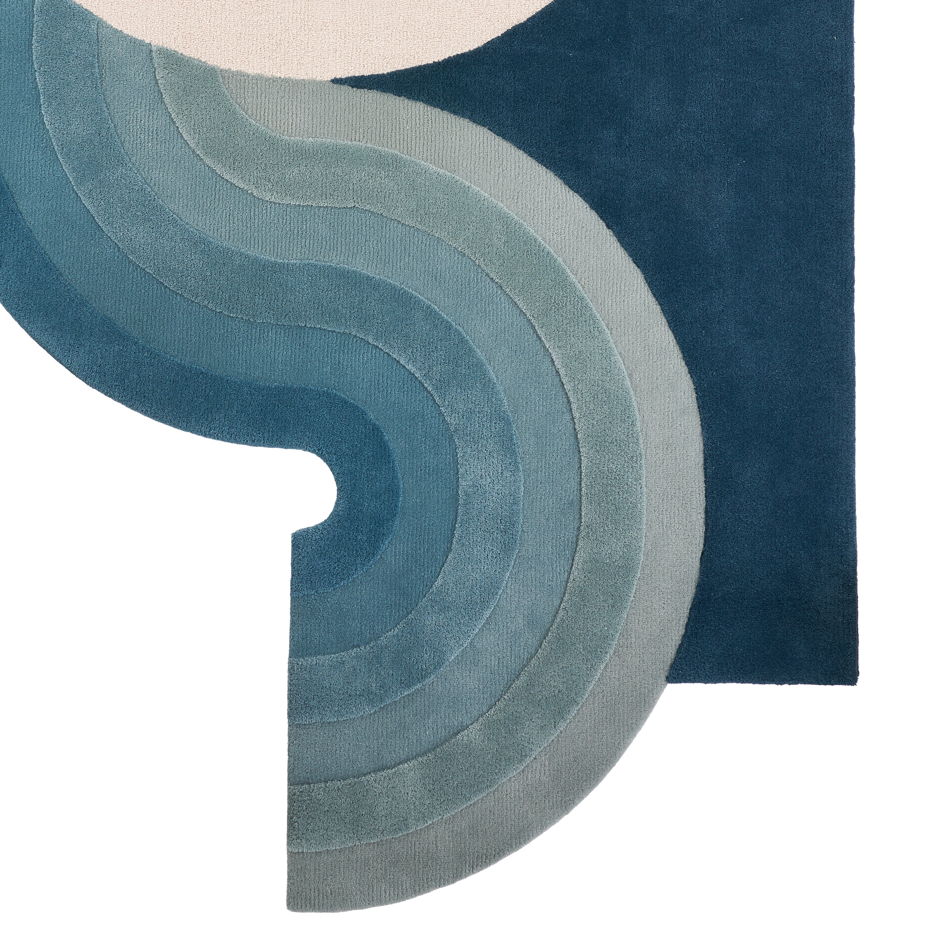 Wavy Gradient Rug – Summer Still