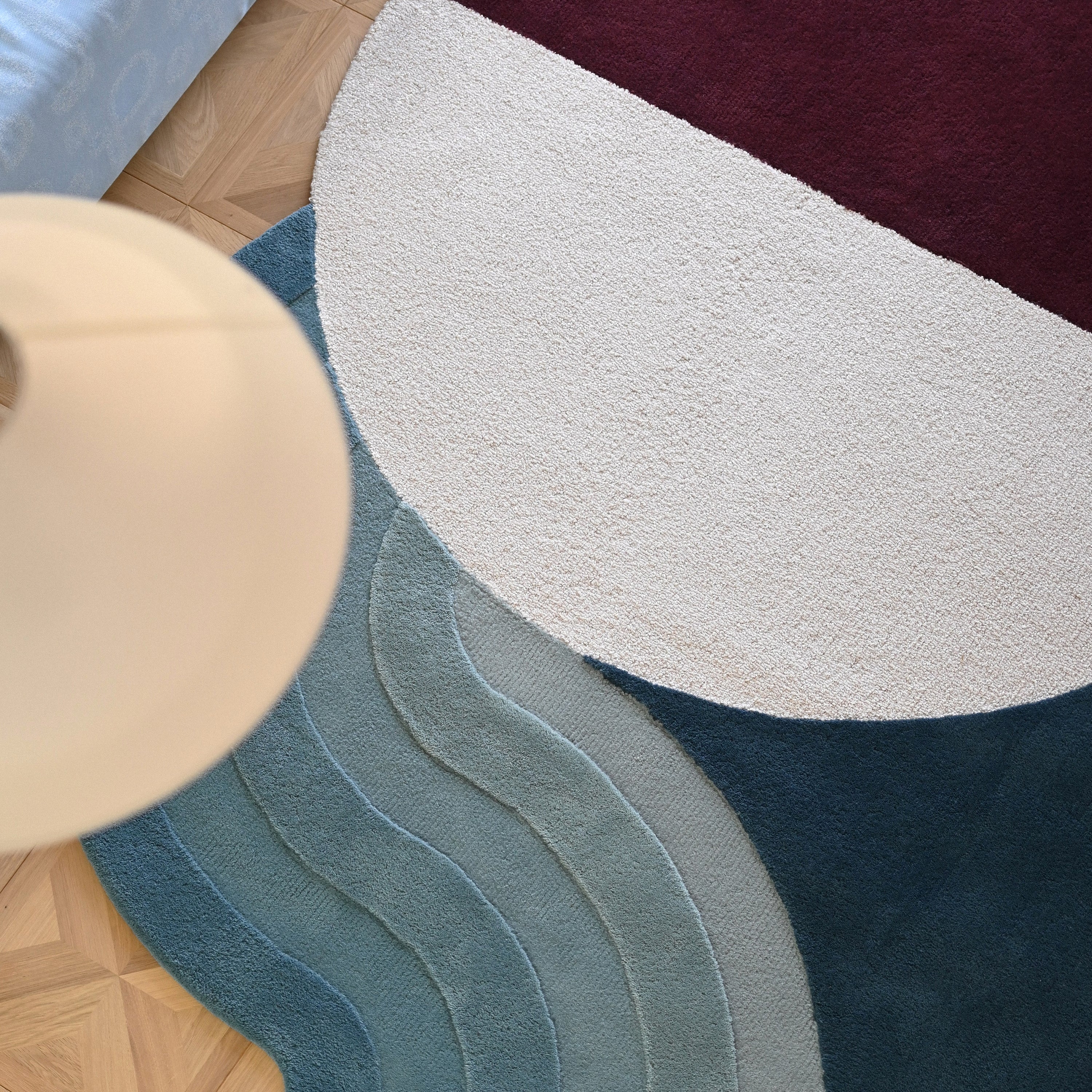 Wavy Gradient Rug – Summer Still