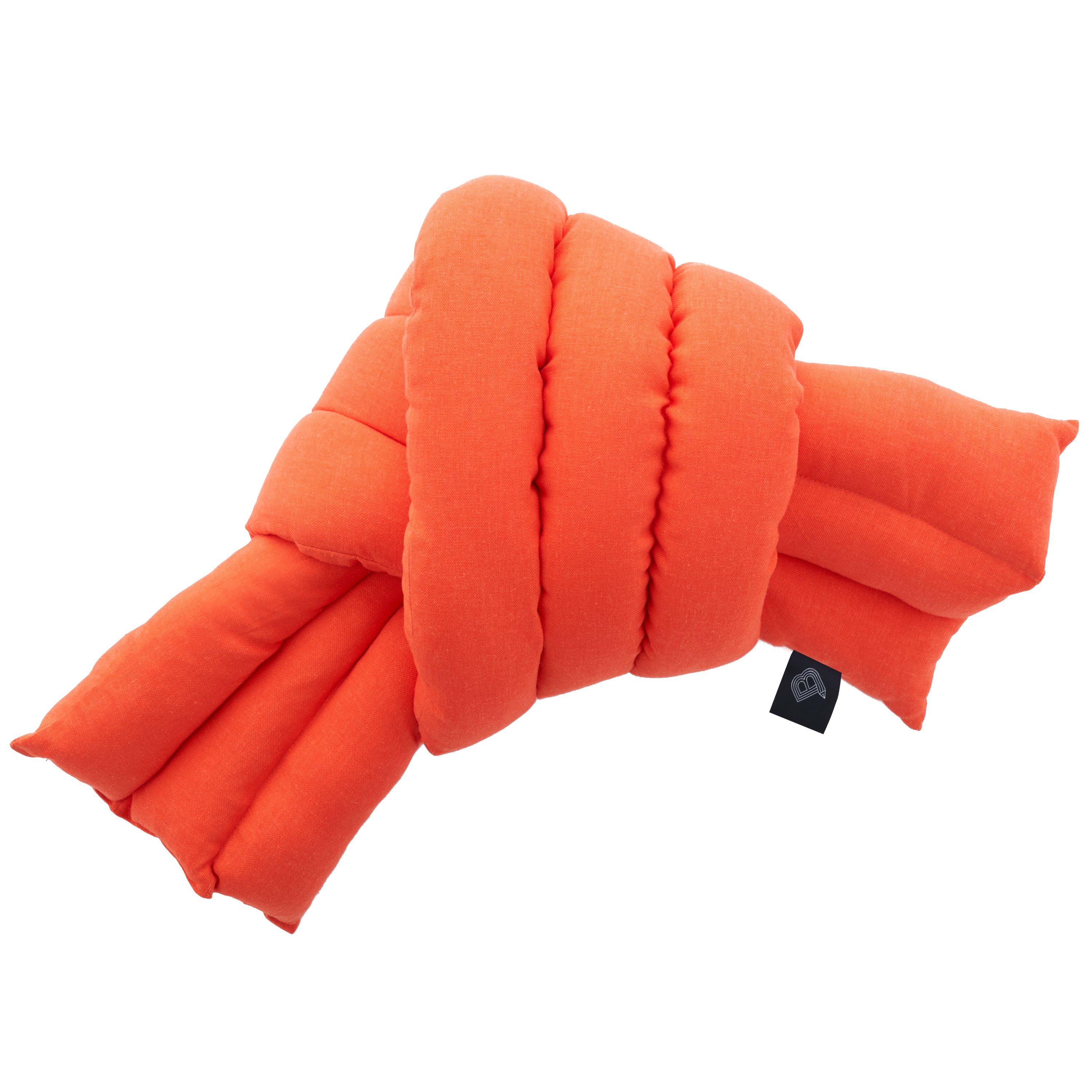 Musubi Cushion - Linen | Orange