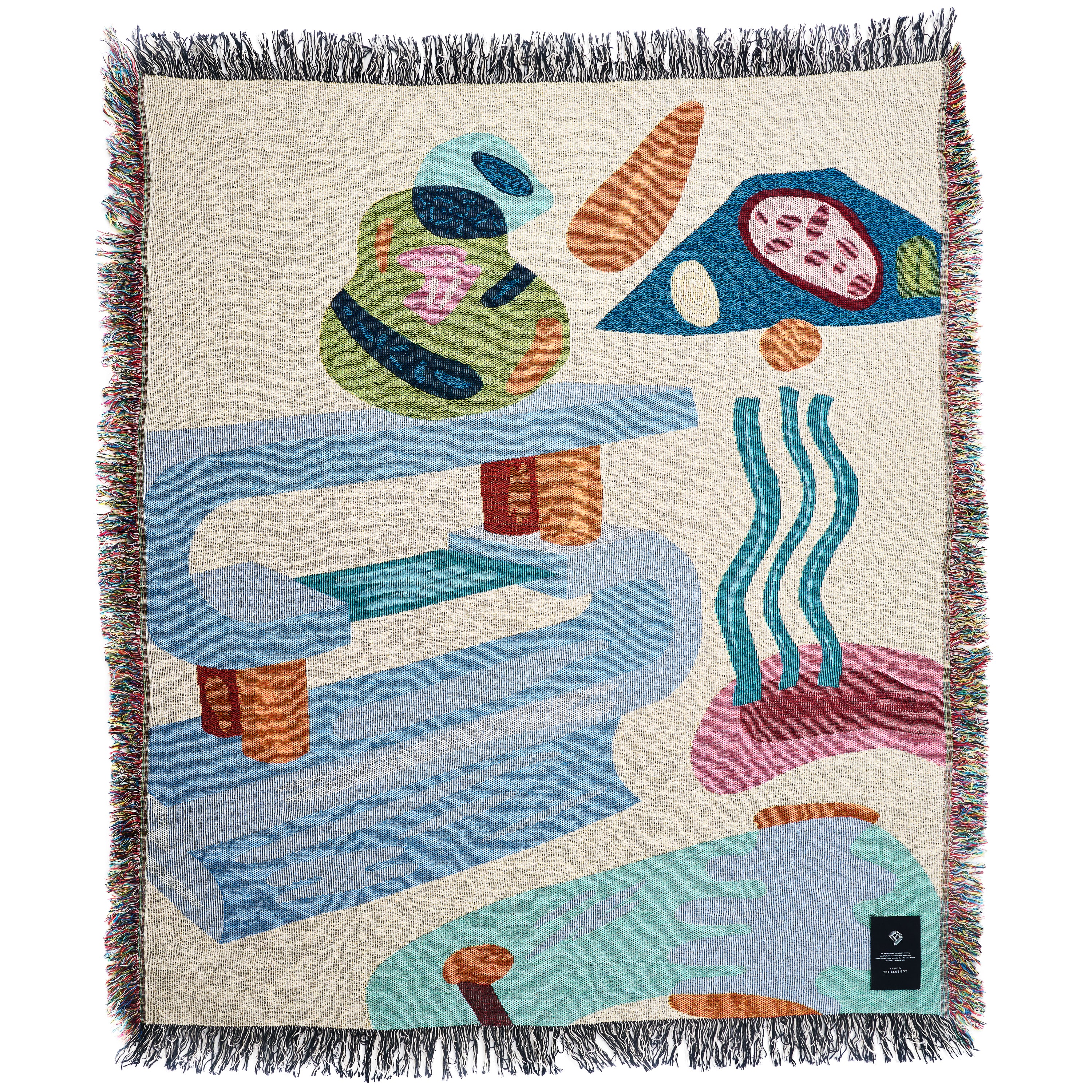 Woven throw blanket - Dimanche matin