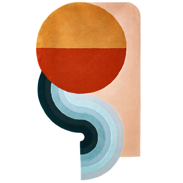 STUDIO THE BLUE BOY Mini Wavy Rug 即完売商品 wavy_orange_001_grande.jpg?v=